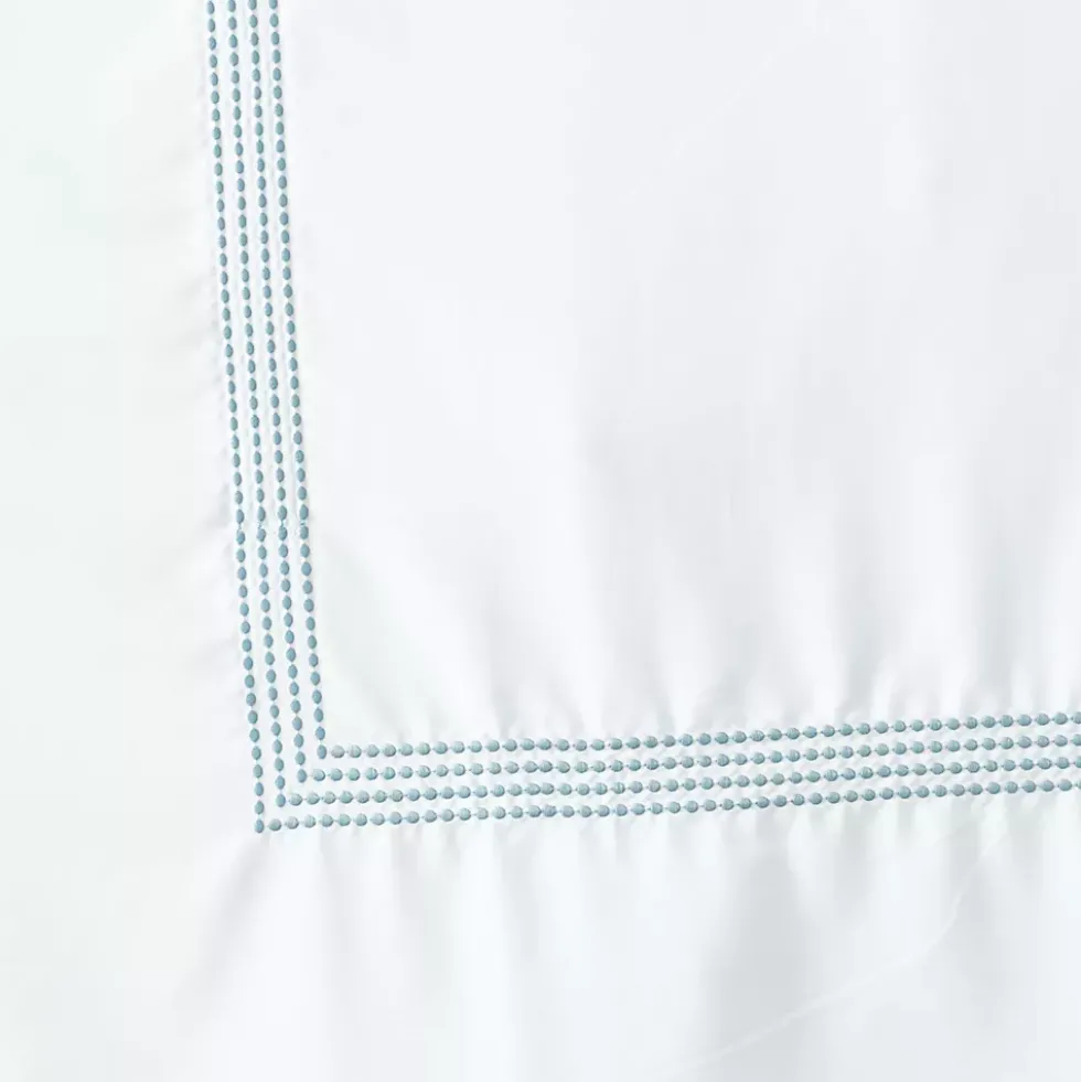 400 Thread Count Premium Supima Cotton No Iron Sateen Embroidered Duvet Bed Cover