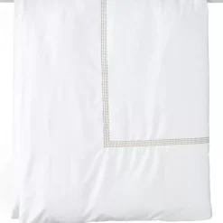 400 Thread Count Premium Supima Cotton No Iron Sateen Embroidered Duvet Bed Cover