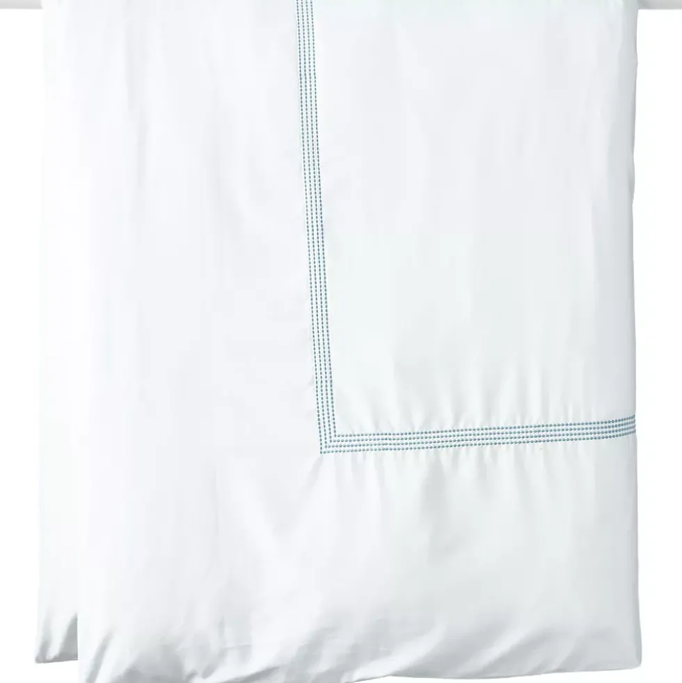 400 Thread Count Premium Supima Cotton No Iron Sateen Embroidered Duvet Bed Cover