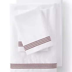 400 Thread Count Sateen Embroidered Sheets
