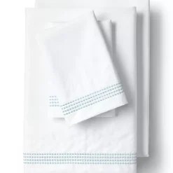 400 Thread Count Sateen Embroidered Sheets