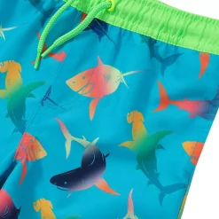 Toddlers Chlorine Resistant Short Sleeve Rashguard Swim Set
