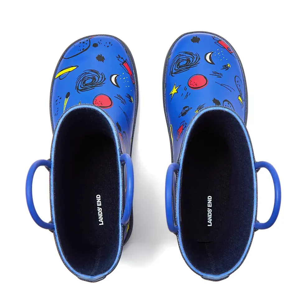 Toddlers Pull On Splash Rubber Rain Boots
