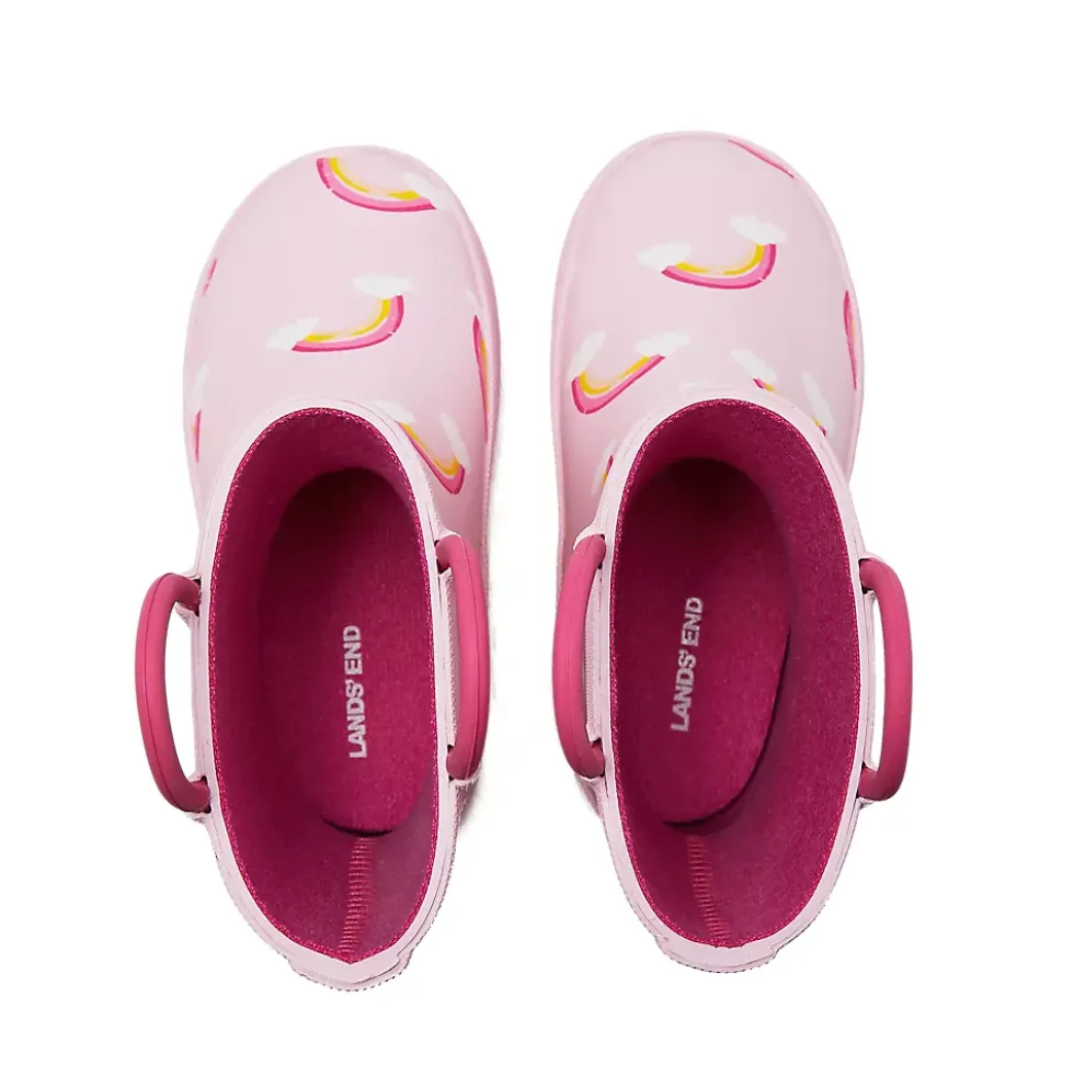 Toddlers Pull On Splash Rubber Rain Boots