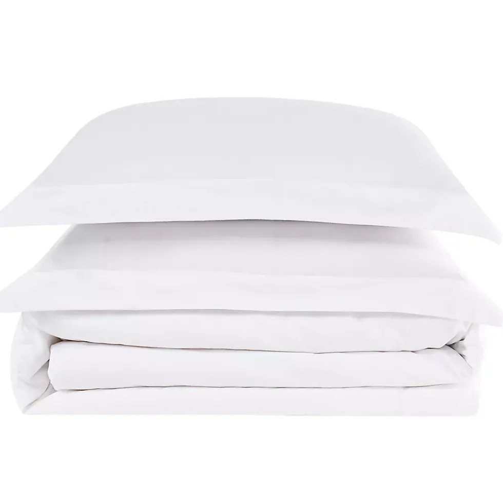 Truly Calm Silver Cool Cotton Duvet Cover Set