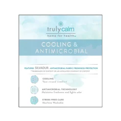 Truly Calm Silver Cool Cotton Duvet Cover Set