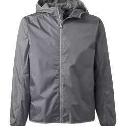 Unisex Big Full Zip Windbreaker Jacket