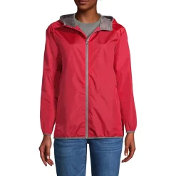 Unisex Big Full Zip Windbreaker Jacket
