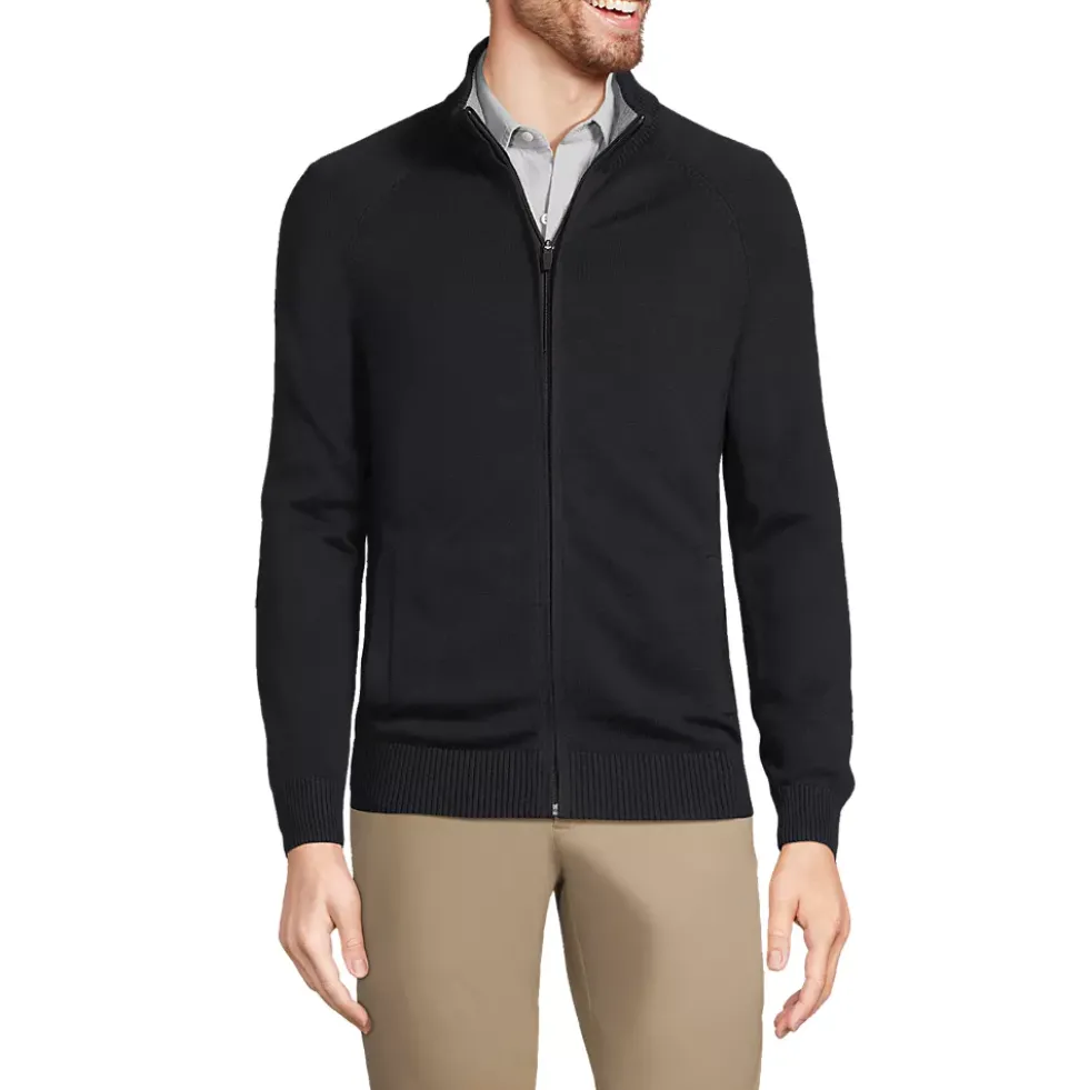 Unisex Cotton Modal Full Zip Sweater Jacket