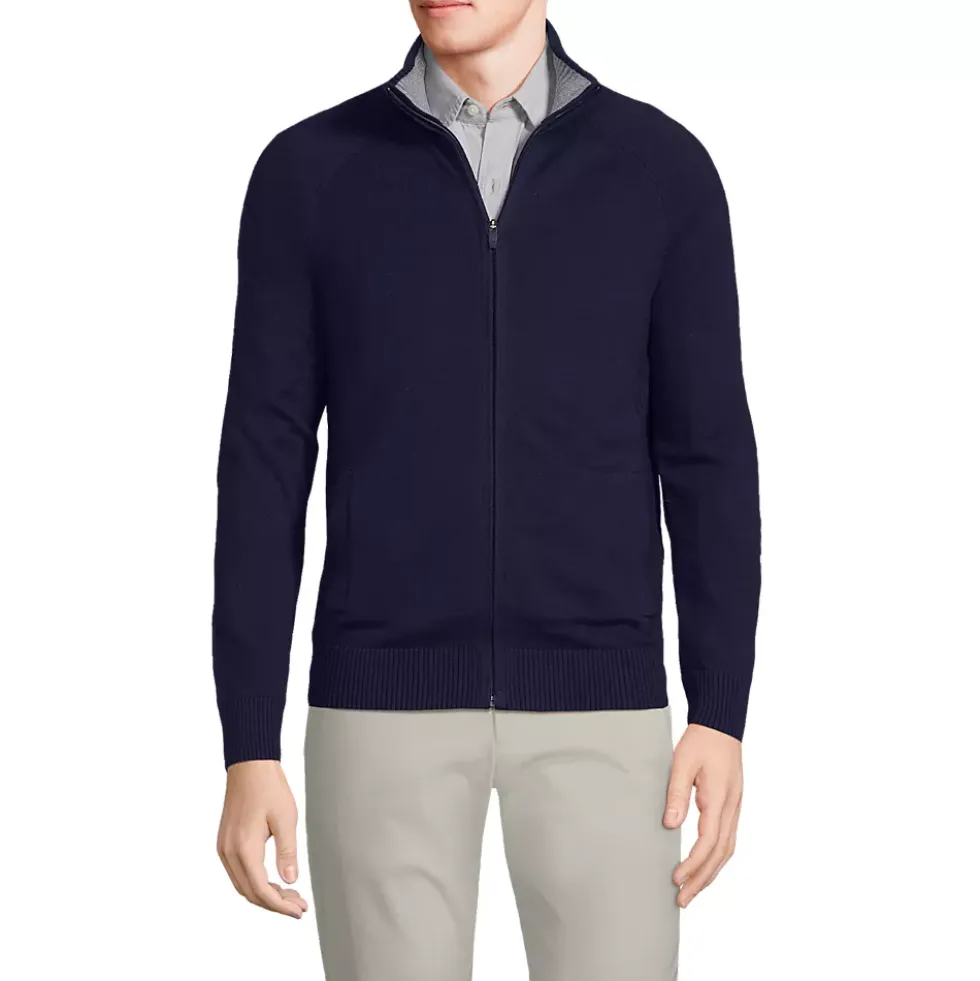 Unisex Cotton Modal Full Zip Sweater Jacket