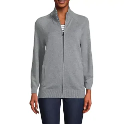 Unisex Cotton Modal Full Zip Sweater Jacket