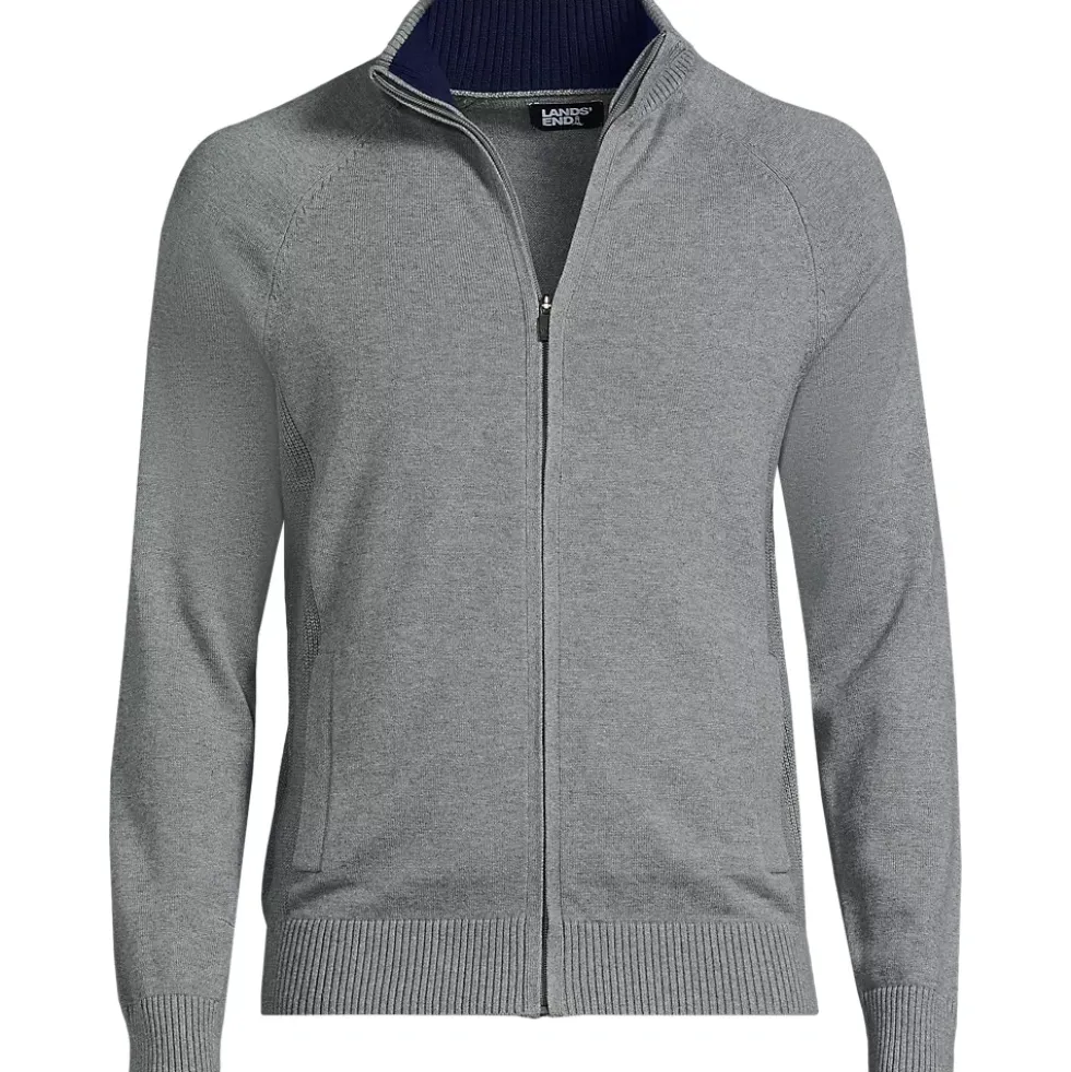 Unisex Cotton Modal Full Zip Sweater Jacket