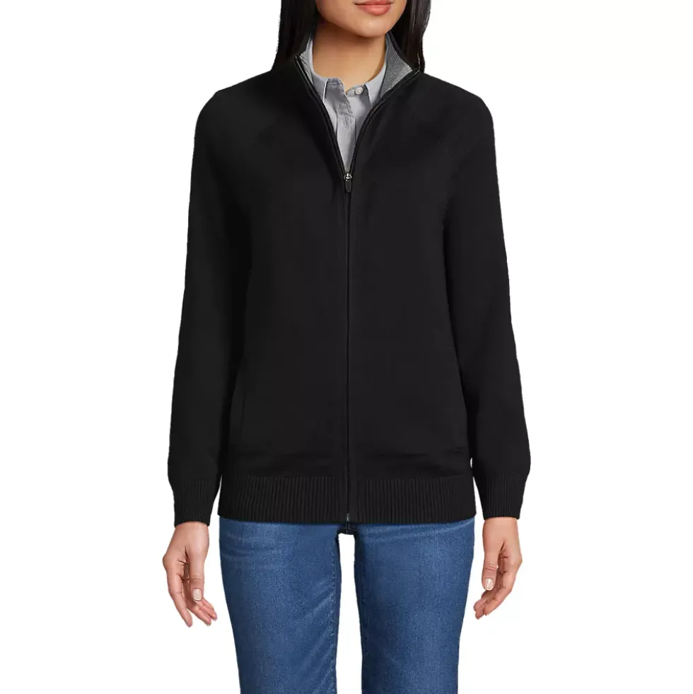 Unisex Cotton Modal Full Zip Sweater Jacket