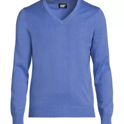Unisex Cotton Modal Vneck Pullover Sweater