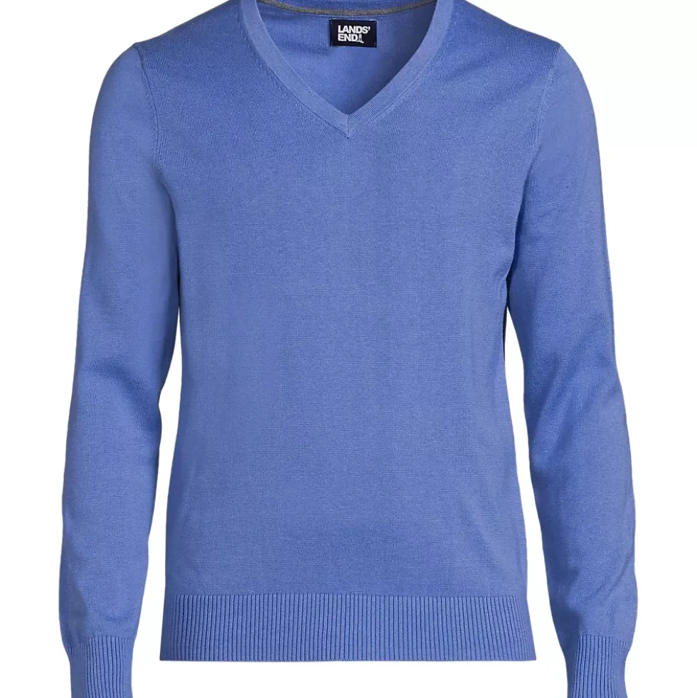 Unisex Cotton Modal Vneck Pullover Sweater