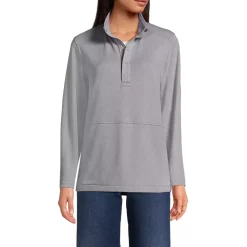 Unisex Grid Tech Snapneck Pullover Shirt