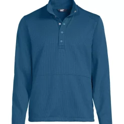 Unisex Grid Tech Snapneck Pullover Shirt