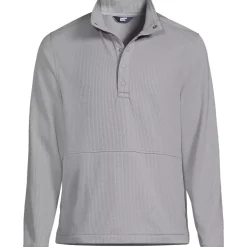 Unisex Grid Tech Snapneck Pullover Shirt