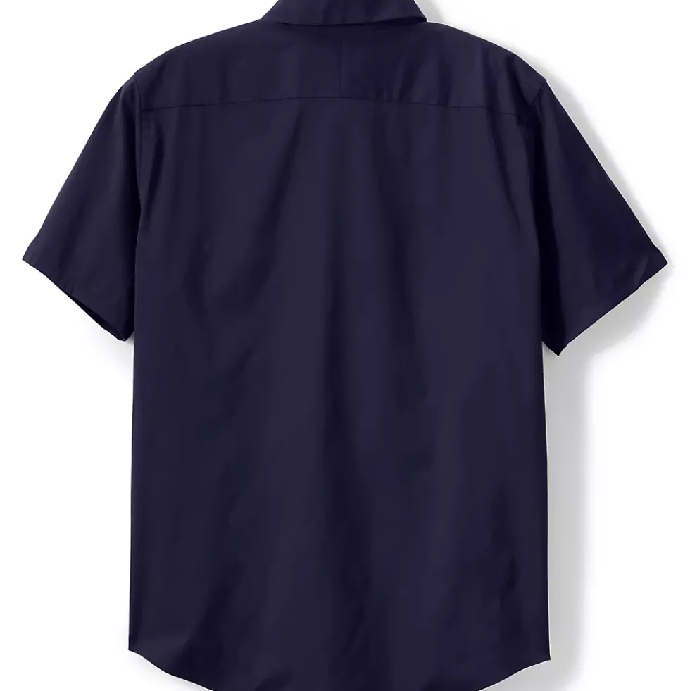 Unisex Performance French Placket Short Sleeve Shirt