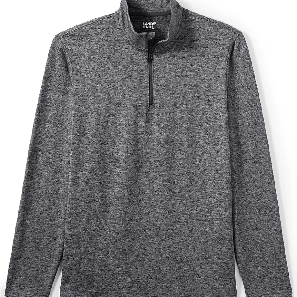 Unisex Rapid Dry Space Dye Quarter Zip Pullover Shirt
