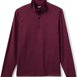 Unisex Rapid Dry Space Dye Quarter Zip Pullover Shirt