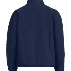 Unisex Snap Neck Fleece Pullover