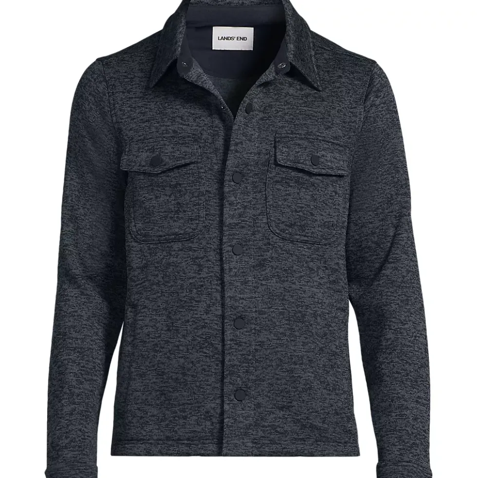 Unisex Sweater Fleece Shirt Jacket