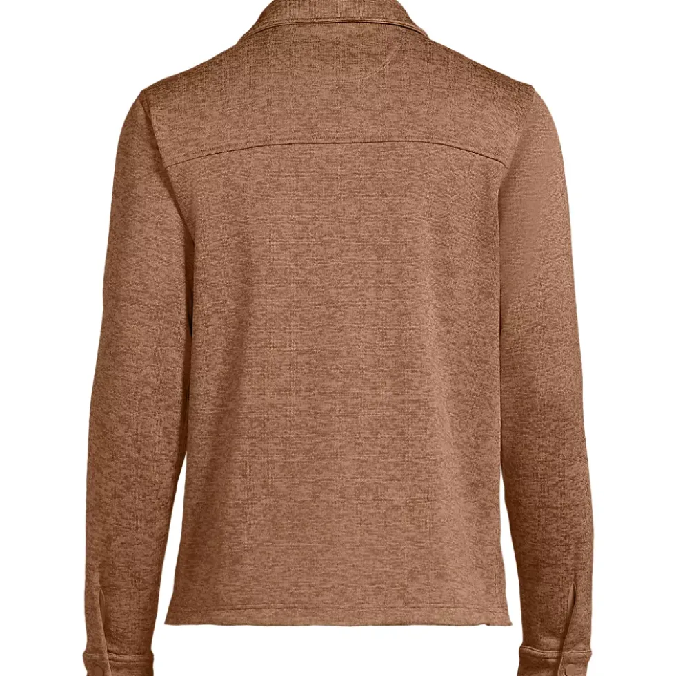 Unisex Sweater Fleece Shirt Jacket
