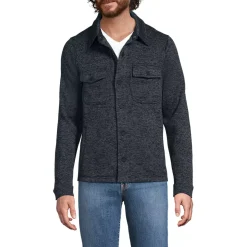 Unisex Sweater Fleece Shirt Jacket