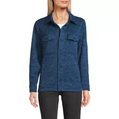 Unisex Sweater Fleece Shirt Jacket