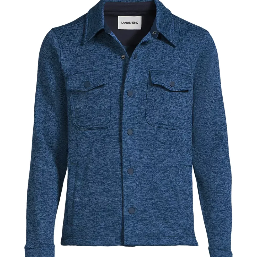 Unisex Sweater Fleece Shirt Jacket