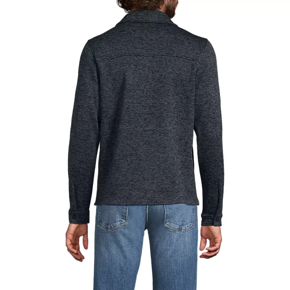 Unisex Sweater Fleece Shirt Jacket