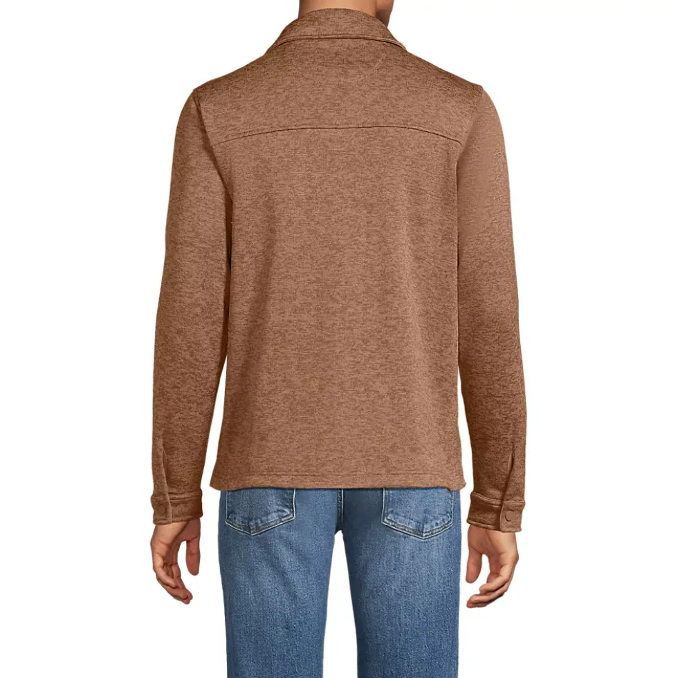 Unisex Sweater Fleece Shirt Jacket