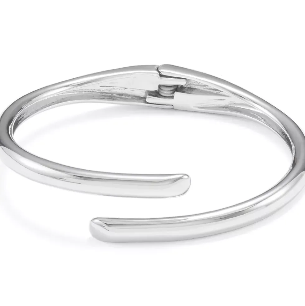 Water-Resistant Hinge Bangle Bracelet