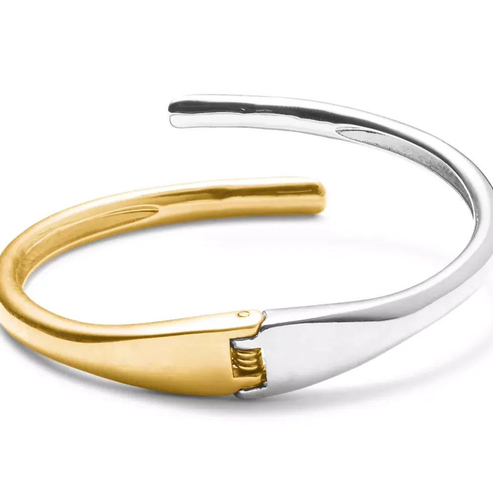 Water-Resistant Hinge Bangle Bracelet