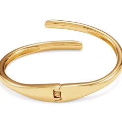 Water-Resistant Hinge Bangle Bracelet