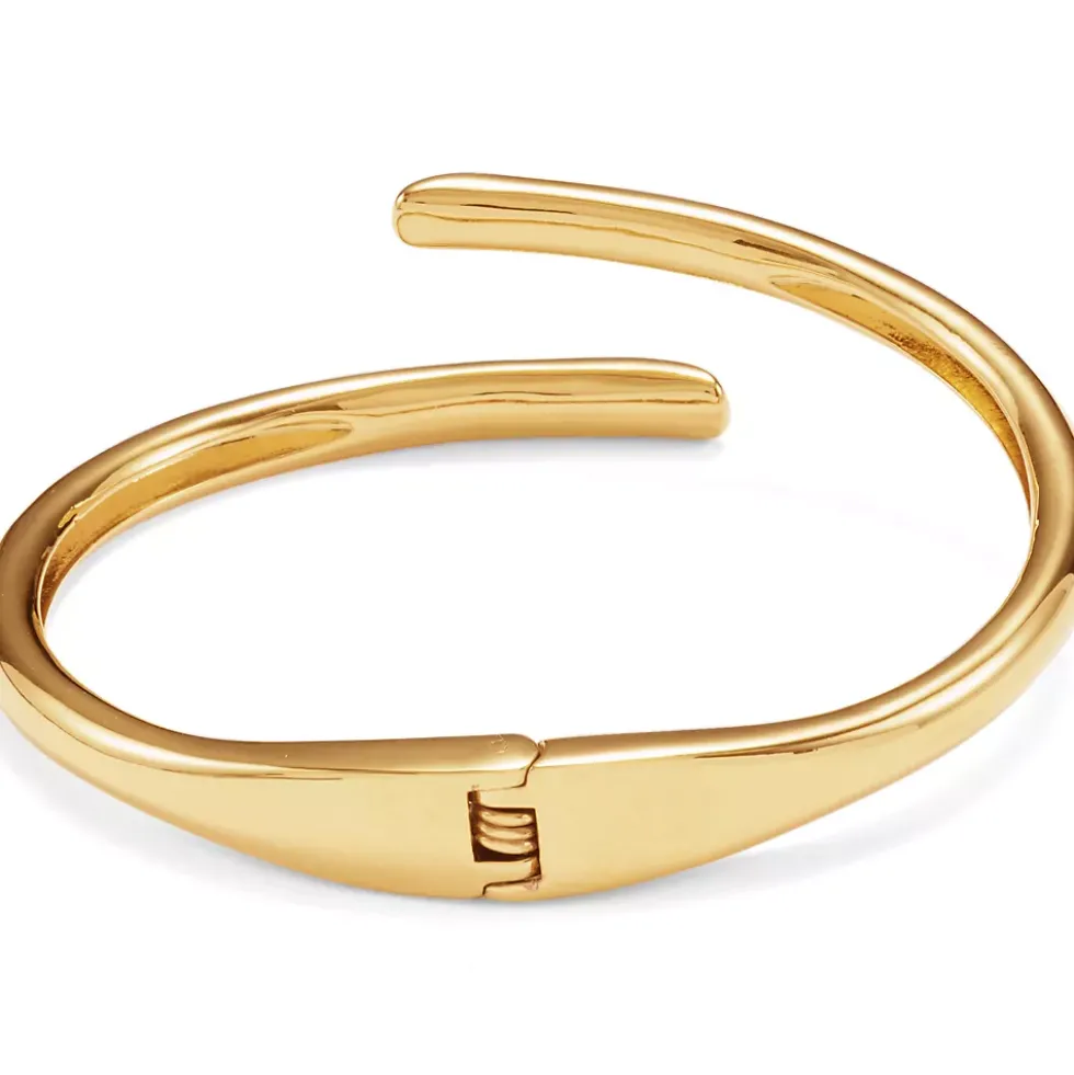 Water-Resistant Hinge Bangle Bracelet