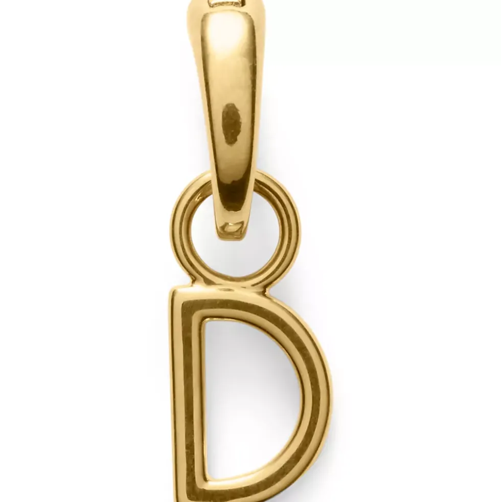 Water-Resistant Letter Charm