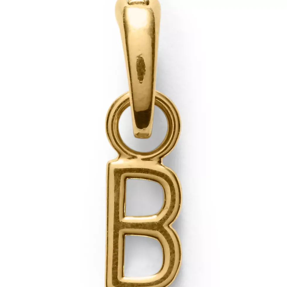 Water-Resistant Letter Charm