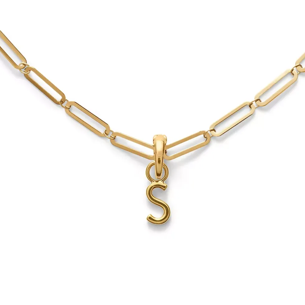 Water-Resistant Letter Charm