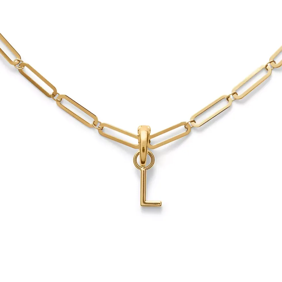 Water-Resistant Letter Charm