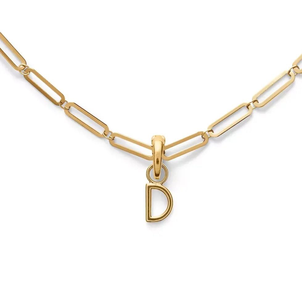 Water-Resistant Letter Charm