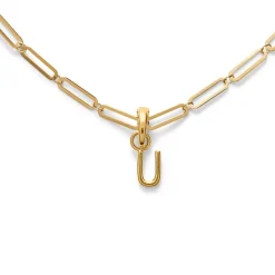 Water-Resistant Letter Charm