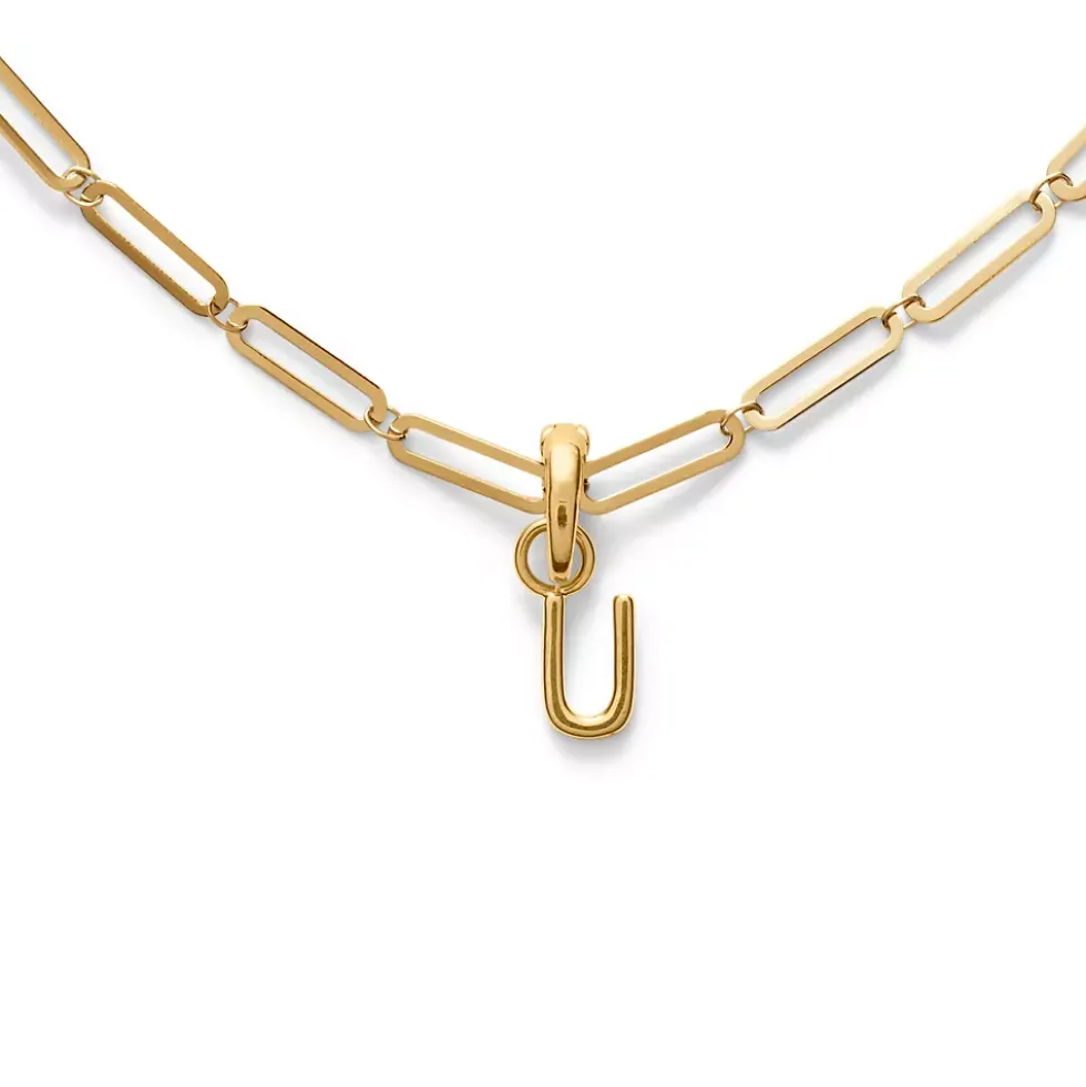 Water-Resistant Letter Charm