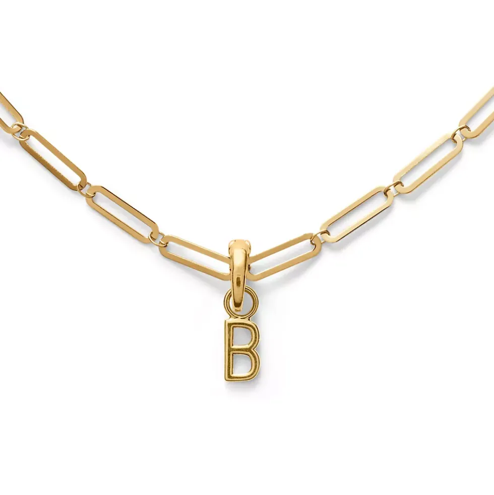 Water-Resistant Letter Charm