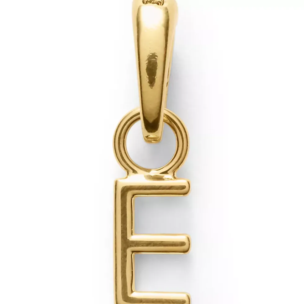 Water-Resistant Letter Charm