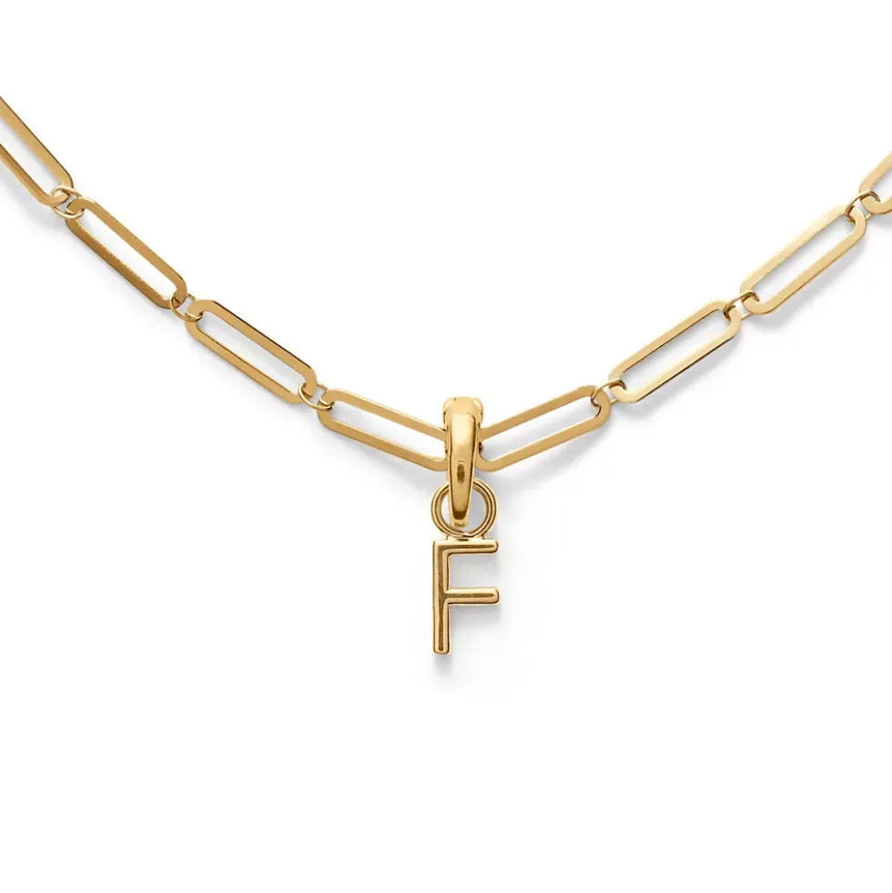 Water-Resistant Letter Charm
