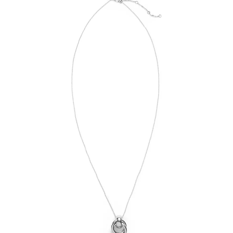 Water-Resistant Long Knot Pendant Necklace