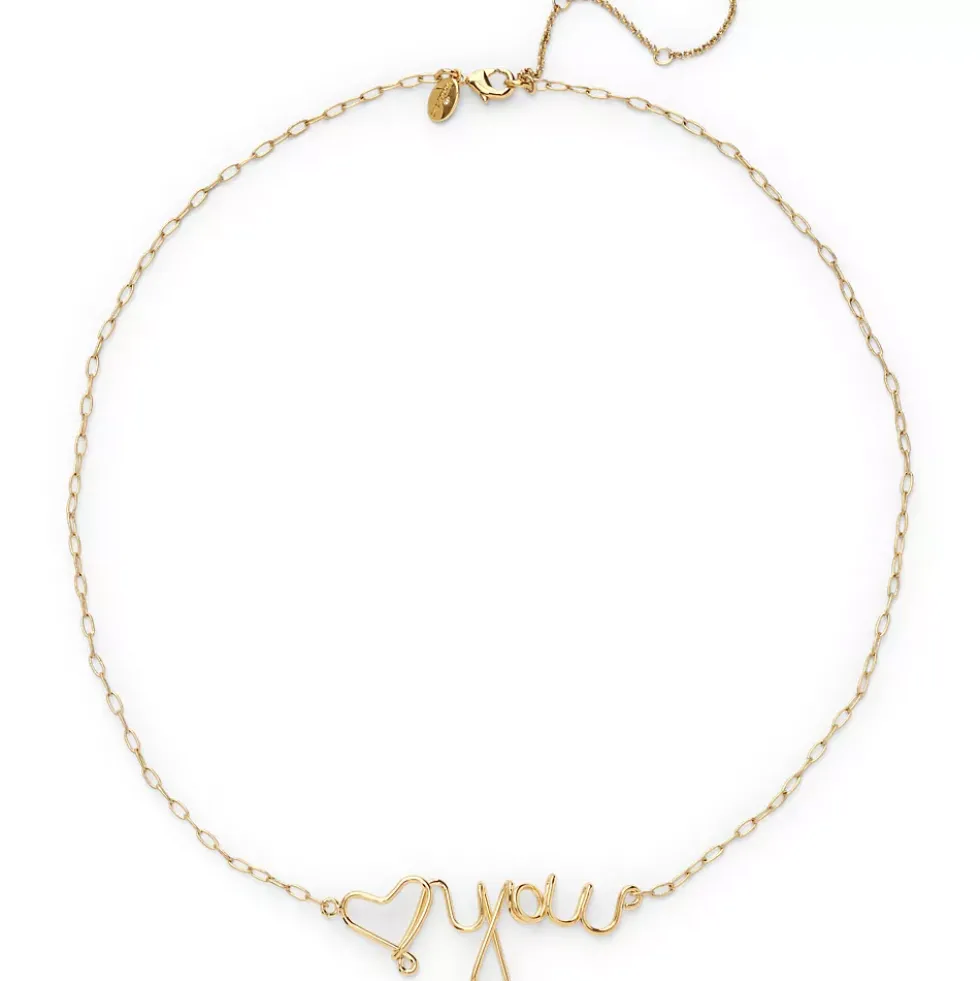Water-Resistant Love You Necklace