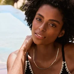 Water-Resistant Short Layering Necklace